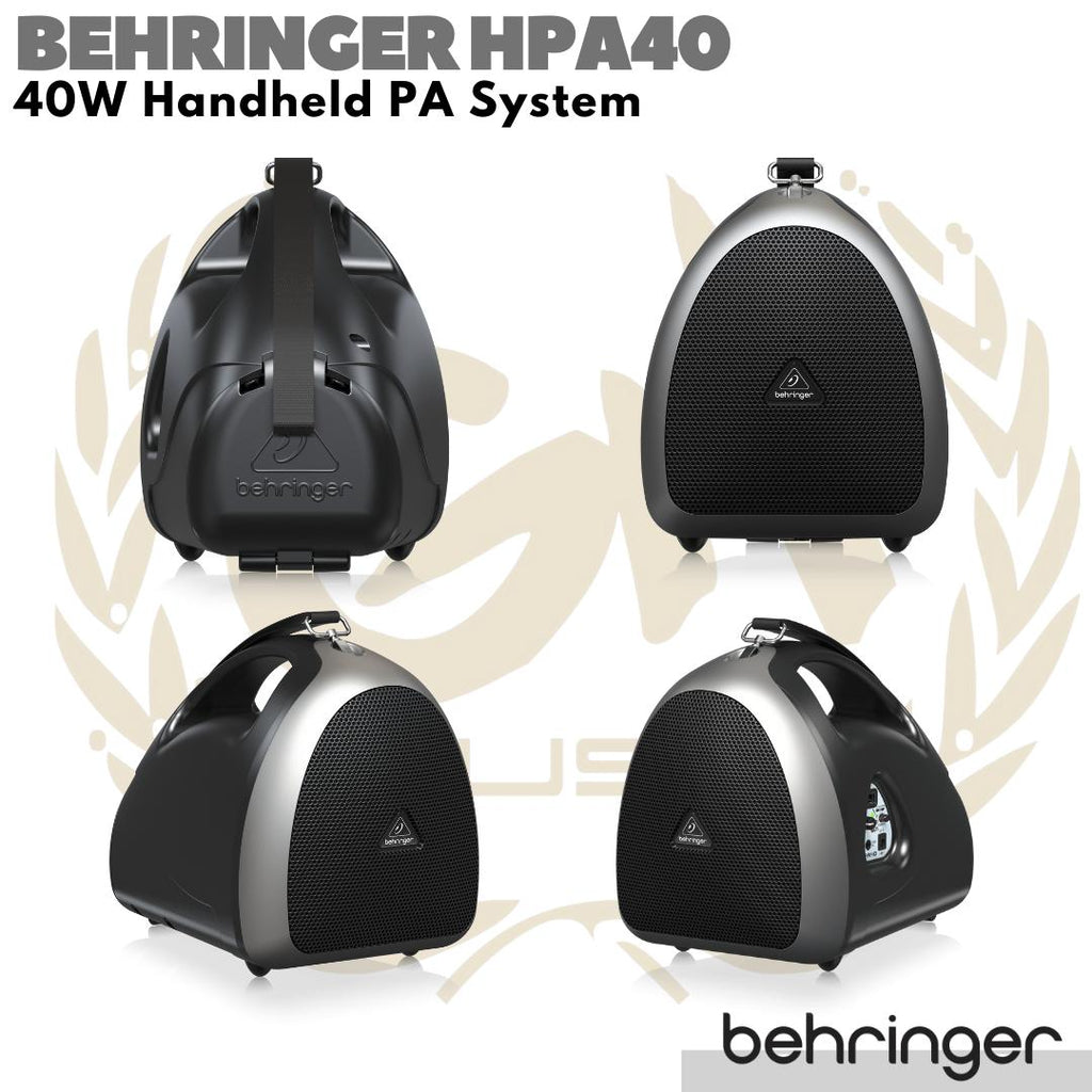 BEHRINGER HPA40 40W Handheld PA System | Ampli Speaker Portable Mini