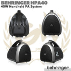 BEHRINGER HPA40 40W Handheld PA System | Ampli Speaker Portable Mini