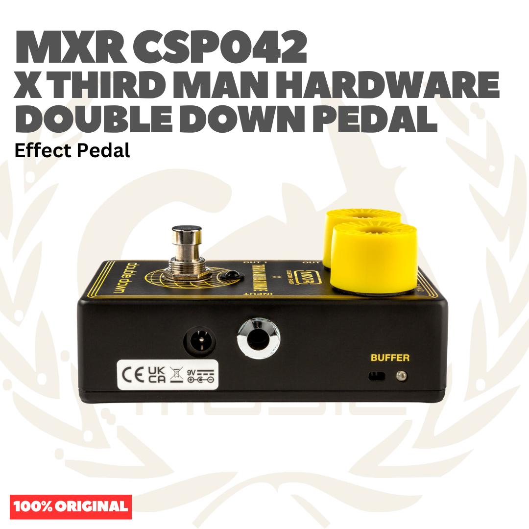 MXR CSP042 X Third Man Hardware Double Down Pedal Effect - Efek Pedal Gitar