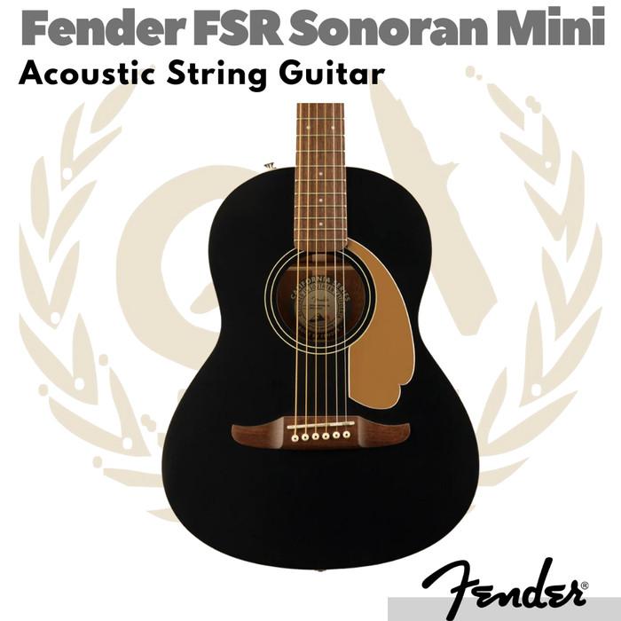 Fender FSR Sonoran Mini Acoustic Guitar Free Softcase | Gitar Akustik