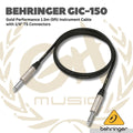 Behringer GIC 1/4 inch TS Male Instrument Cable - Jek Kabel Instrument