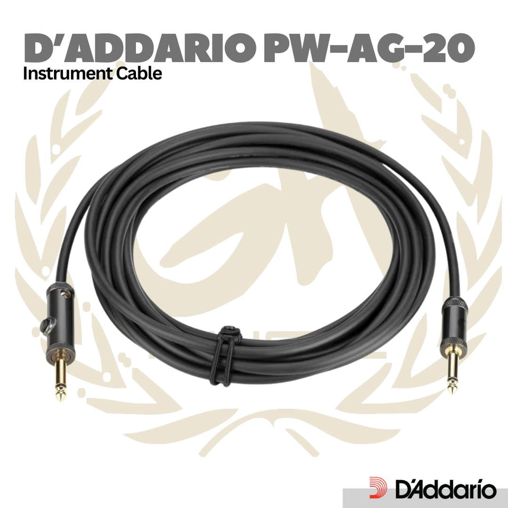 D'addario Planet Waves PW-AG-20 AG20 Circuit Breaker Instrument Cable