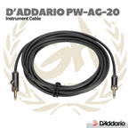 D'addario Planet Waves PW-AG-20 AG20 Circuit Breaker Instrument Cable