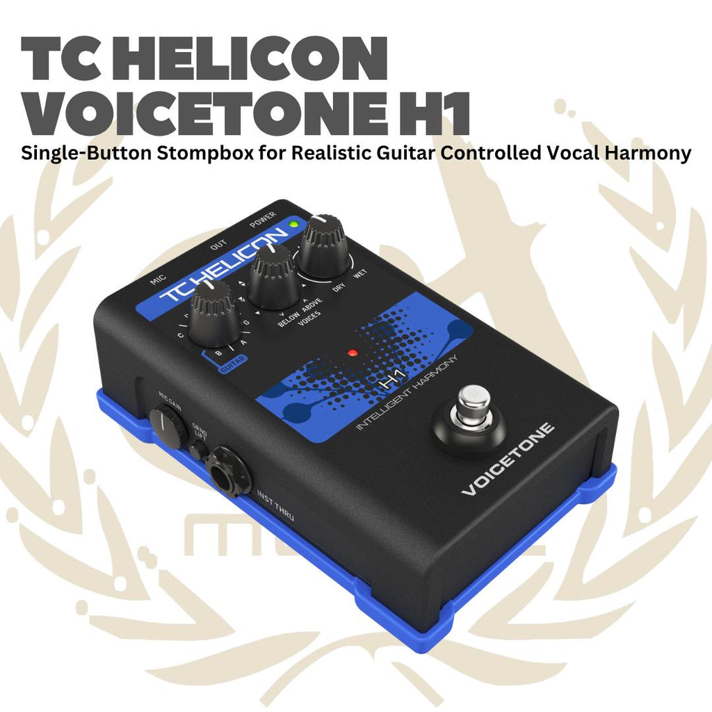 TC Helicon Voicetone H1 - H 1 Voice tone Efek Gitar Bass Pedal H-1