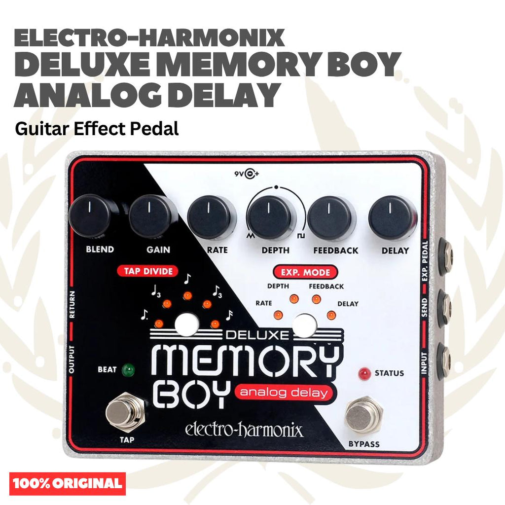 Electro-Harmonix Deluxe Memory Boy Analog Delay Guitar Effects Pedal - Efek Pedal Gitar