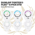Dunlop Tortex Flex X Pick Standard Guitar Pick Pack 12 pcs - Pick Gitar