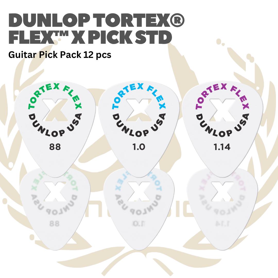 Dunlop Tortex Flex X Pick Standard Guitar Pick Pack 12 pcs - Pick Gitar