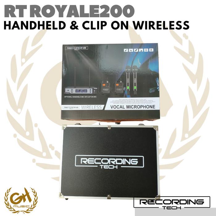 RECORDINGTECH RT ROYALE200 CLIP ON & HANDHELD WIRELESS SYSTEM