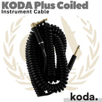 KODA Plus Coiled Instrument Cable | Kabel Jack Akai Gitar Bass TS