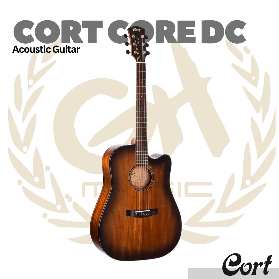 Cort Core DC Mahogany Acoustic Guitar - Gitar Akustik