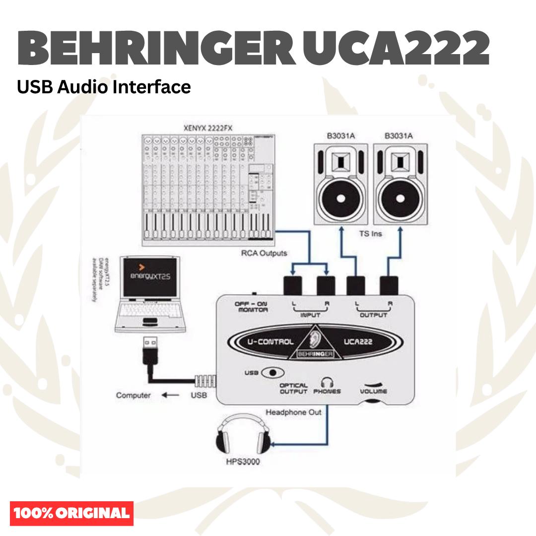 Behringer U-Control UCA222 USB Audio Interface