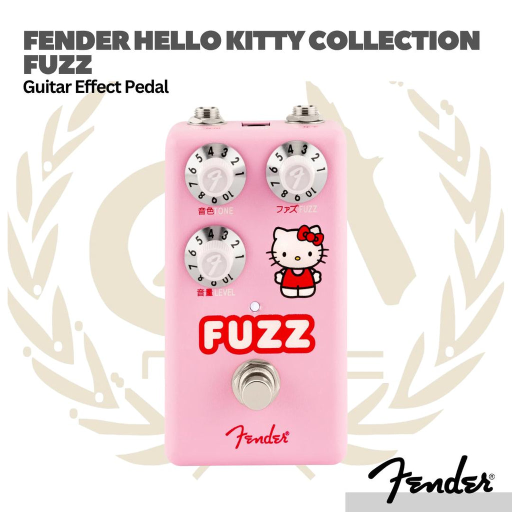 Fender Hello Kitty Collection Fuzz Guitar Effect Pedal - Efek Pedal