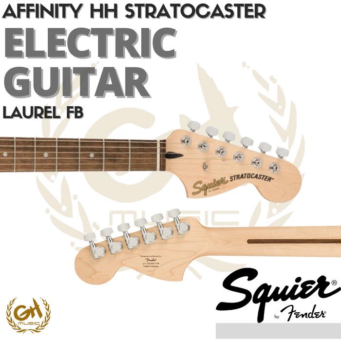 Squier Affinity HH Stratocaster Guitar, Laurel FB - Gitar Elektrik