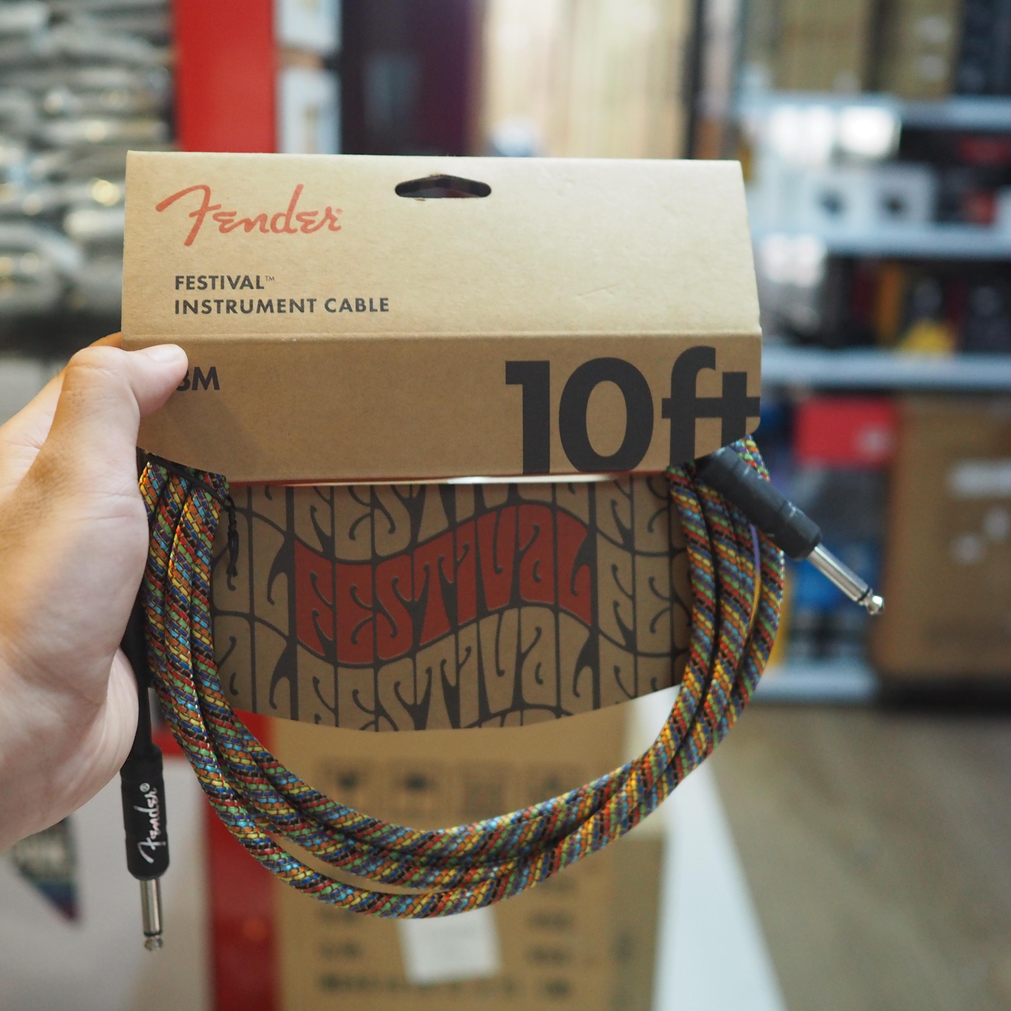 Fender Festival Hemp Straight Instrument Cable | Kabel Gitar Instrumen