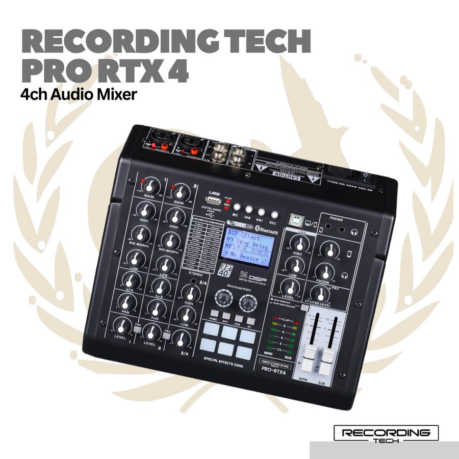 Recording Tech Pro RTX4 4-Channel Audio Mixer