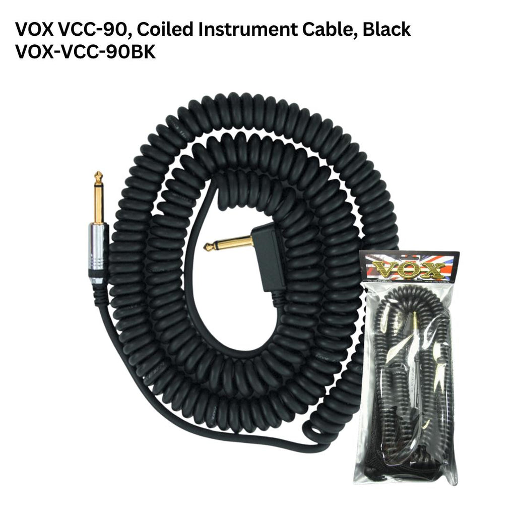 VOX VCC-90 Vintage Coiled Instrument Cable - Kabel Jack Intrumen