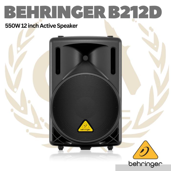 Behringer Eurolive B212D 550W 12 inch Active Speaker - Spiker Aktif