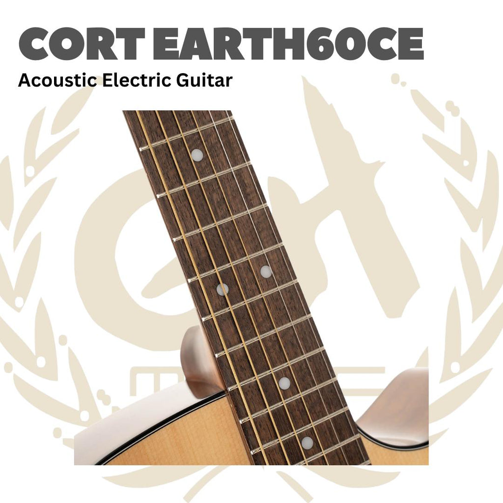 CORT Earth60CE Acoustic Electric Guitar | Gitar Akustik Elektrik
