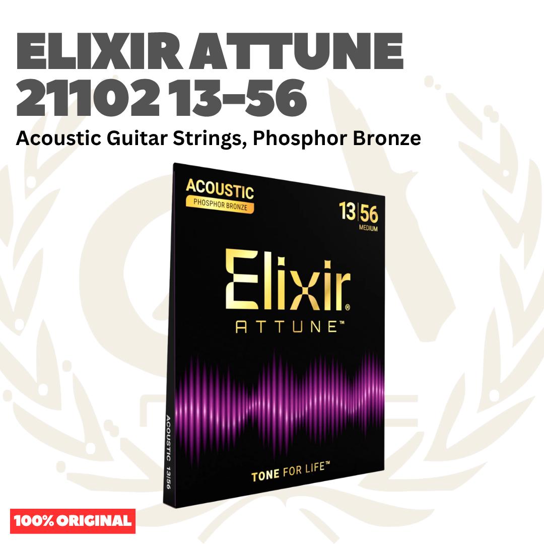 ELIXIR 21102 Attune Phosphor Bronze 13-56 Acoustic Guitar Strings - Senar Gitar Akustik