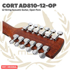 Cort AD810-12-OP Acoustic Guitar 12-String, Open Pore - Gtitar Akustik 12 Senar Original Asli
