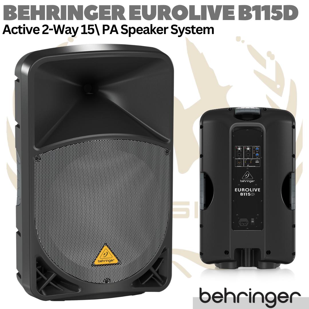 BEHRINGER EUROLIVE B115D Active 2 Way 15" PA Speaker System | Aktif