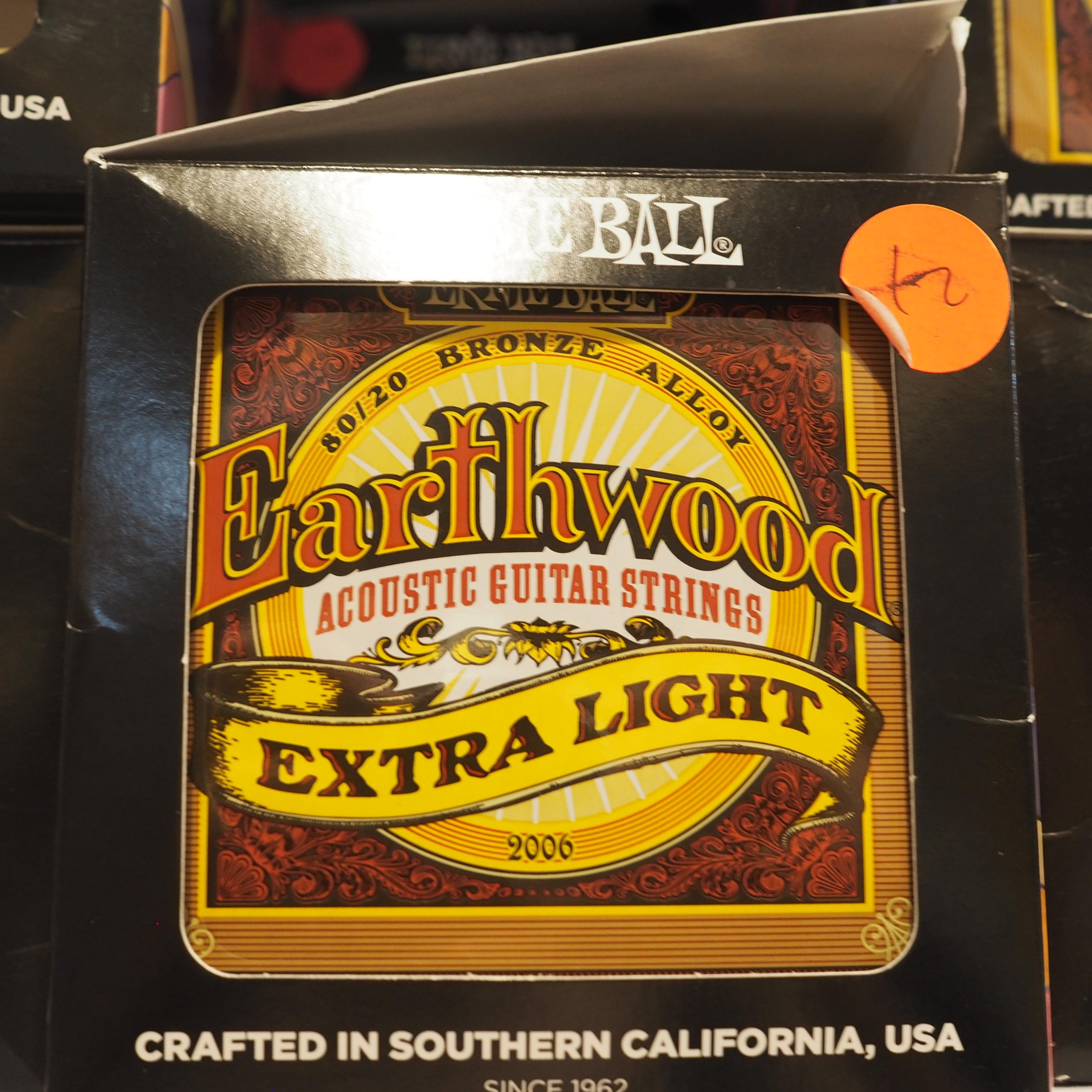 Ernie Ball 2006 Earthwood Extra Light Acoustic Guitar Strings 10-50