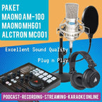 MAONOCASTER AU-AM100, MAONO MH601 - PODCAST, KARAOKE ONLINE, RECORDING
