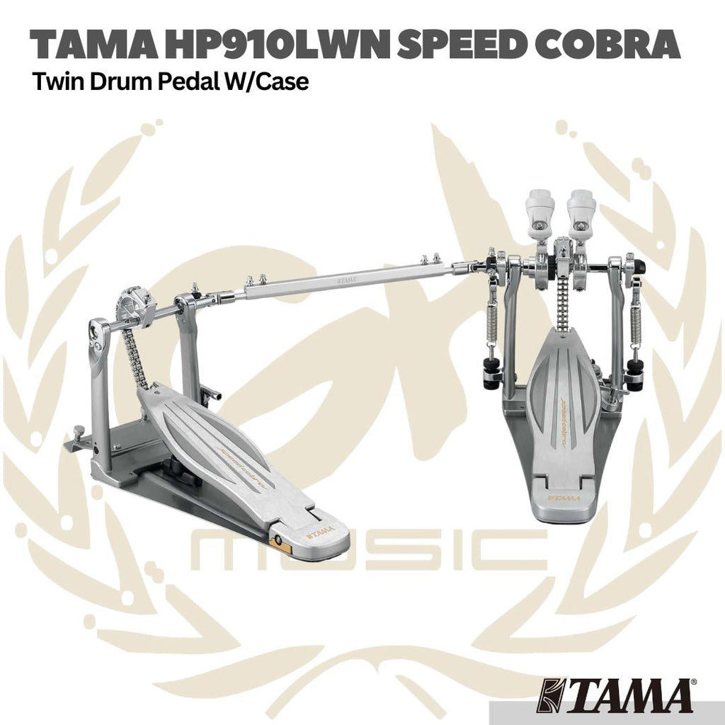 TAMA HP910LWN Speed Cobra Twin Pedal w/Case