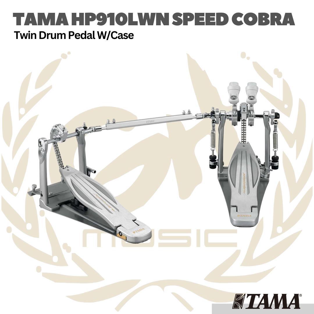 TAMA HP910LWN Speed Cobra Twin Pedal w/Case