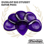 DUNLOP BIG STUBBY Heavy Guitar Picks | Pik Gitar isi 6 1.0 2.0 3.0 mm