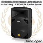 BEHRINGER EUROLIVE B615D Active 1500W 15" PA Speaker System | Aktif
