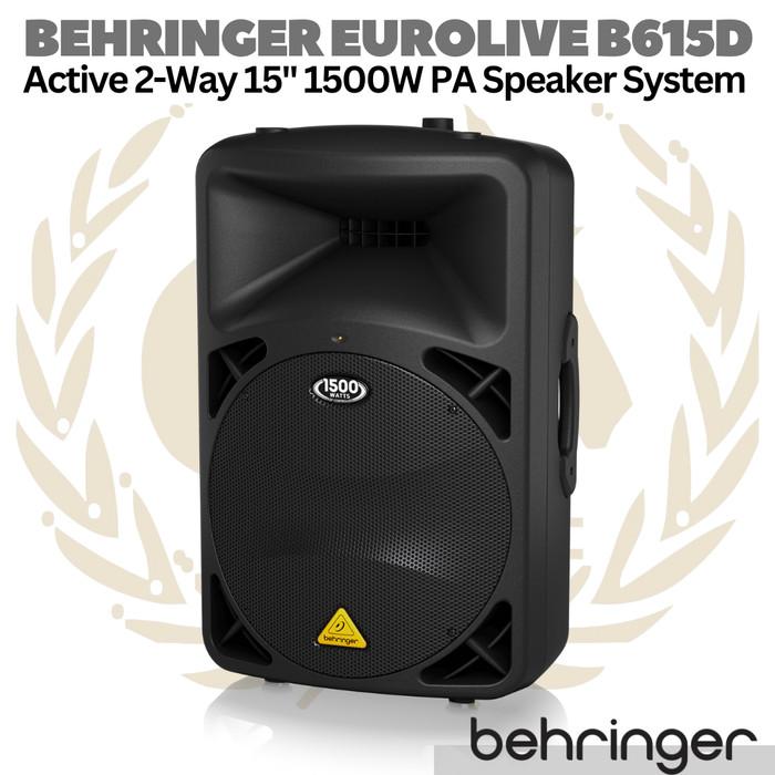 BEHRINGER EUROLIVE B615D Active 1500W 15" PA Speaker System | Aktif