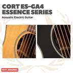 Cort ES-GA4 Essence Series Acoustic Electric Guitar - Gitar Akustik dengan Preamp
