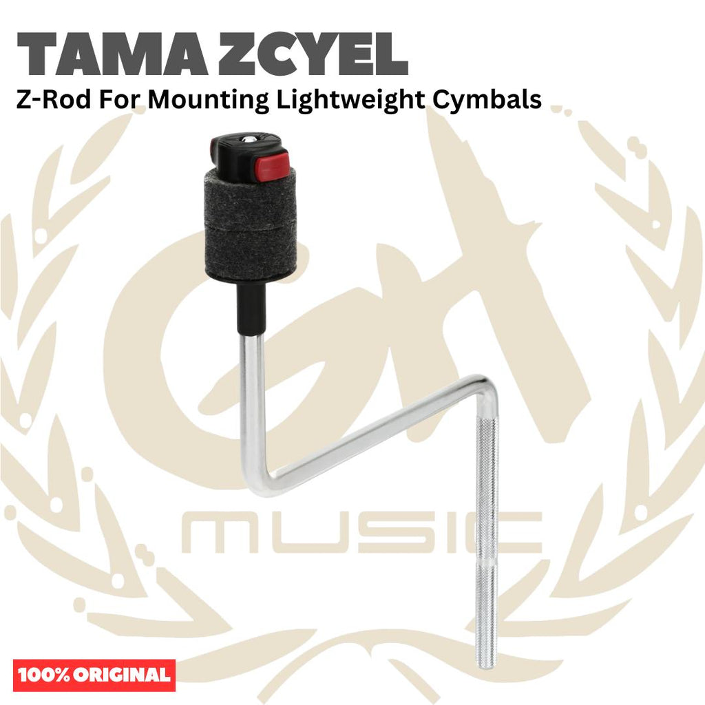 TAMA ZCYEL Z-Rod For Mounting Lightweight Cymbals - Clamp Simbal Drum Original Asli