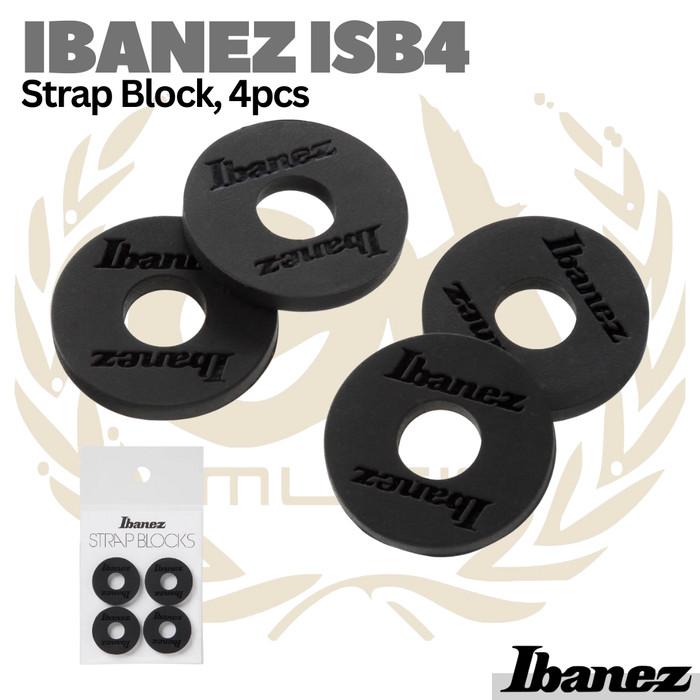 IBANEZ ISB4-BK Strap Block, 4pcs | Gitar Bass