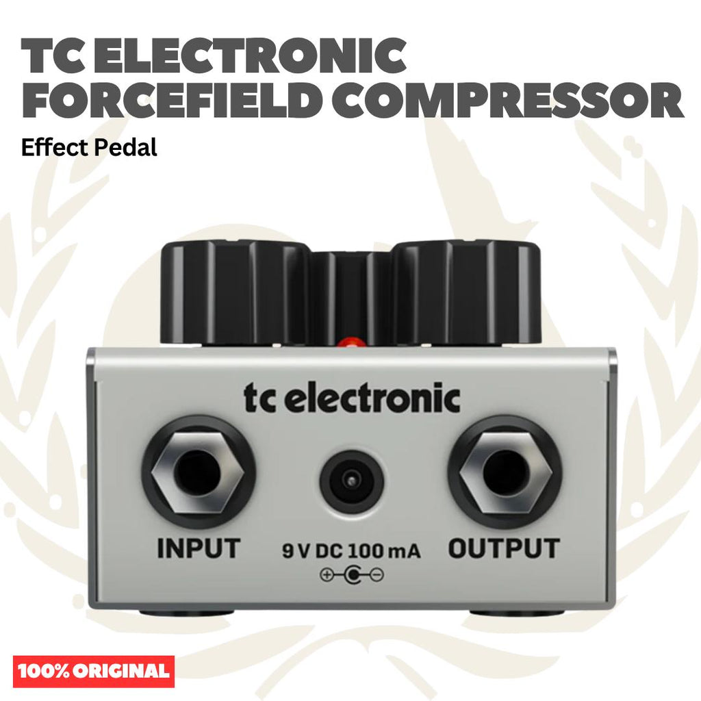 TC Electronic Forcefield Compressor Guitar Effect Pedal - Pedal Efek Gitar Bass