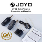 JOYO JW-02 DIGITAL WIRELESS TRANSMITTER - RECEIVER GUITAR