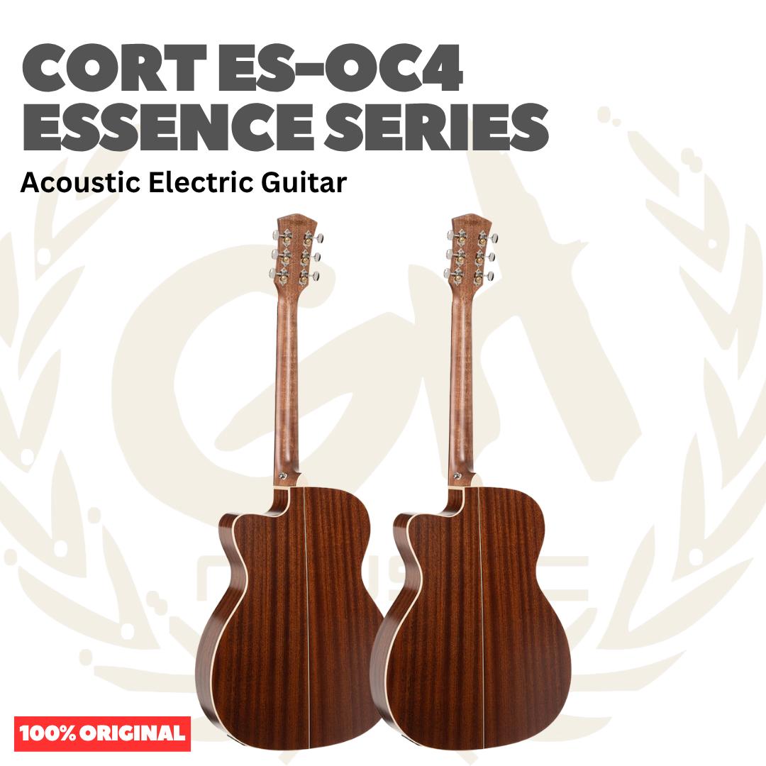 Cort ES-OC4 Essence Series Acoustic Electric Guitar - Gitar Akustik dengan Preamp