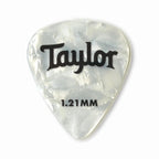 Taylor Celluloid 351 Picks, White Pearl 12-Pack - Pick Gitar Bass