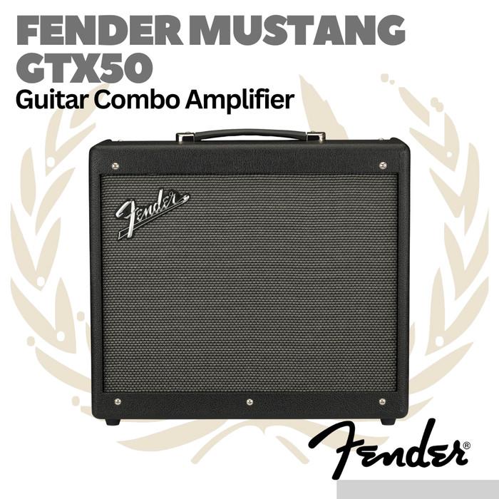 Fender Mustang GTX50 Guitar Combo Amplifier - Ampli Gitar Elektrik