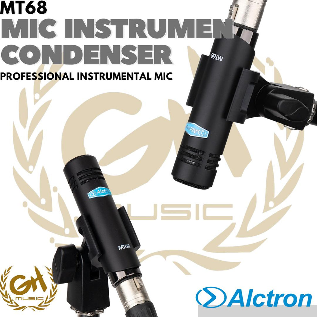 ALCTRON MT68 CONDENSER INSTRUMENT MICROPHONE - Mic Instrumen Condenser