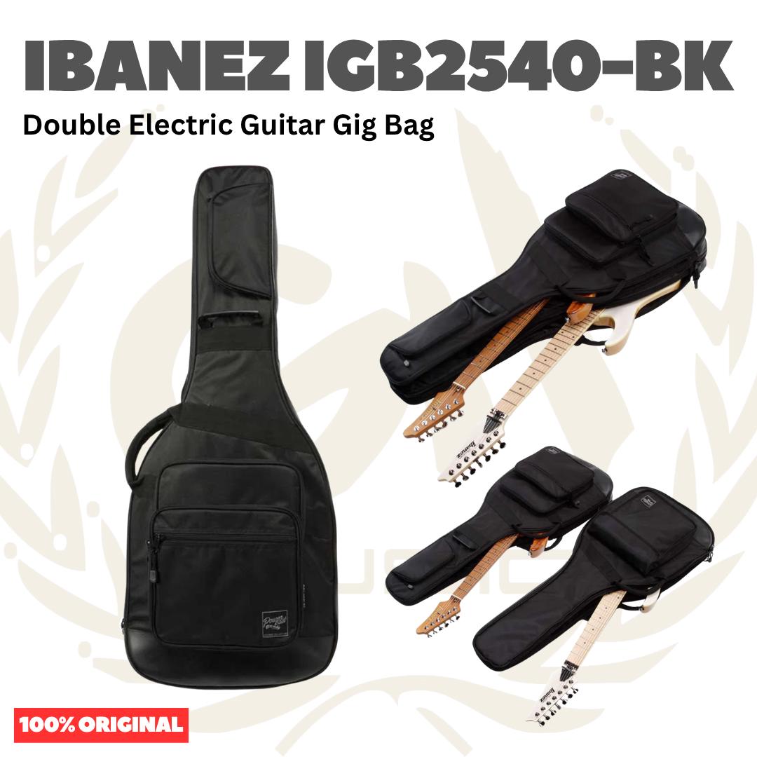 Ibanez IGB2540-BK Double Electric Guitar Gig Bag - Tas Gitar Listrik Elektrik Dobel Gigbag IGB2540