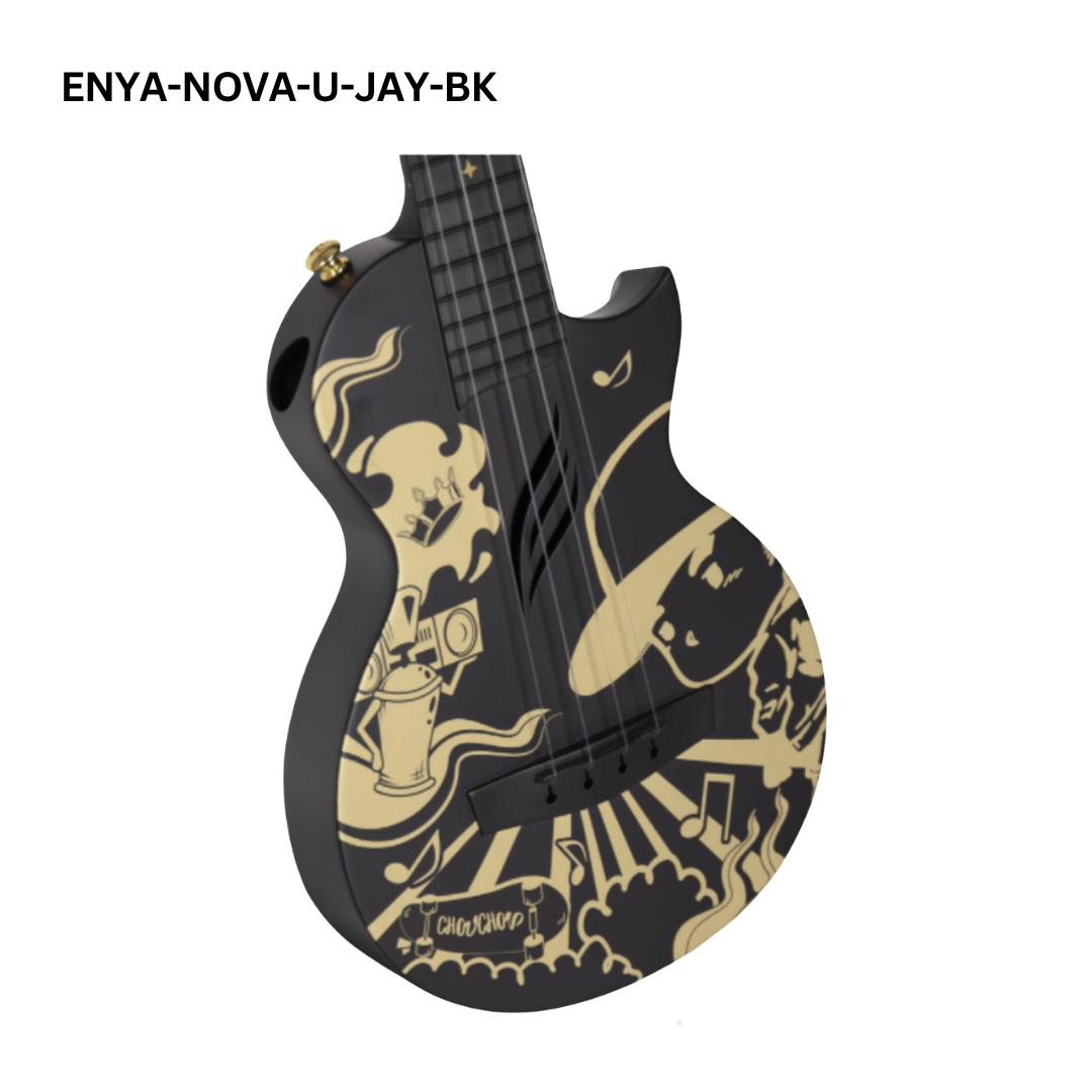ENYA NOVA U-JAY Concert Ukulele Carbon Fiber, Signature Jay Chou Limited Edition