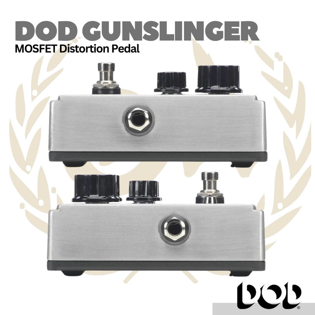 DOD Gunslinger MOSFET Distortion Effect Pedal - Efek Gitar Distorsi Asli