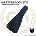 NB STYLE ACOUSTIC GUITAR JUMBO GIGBAG BY DBM - TAS GITAR AKUSTIK JUMBO GIG BAG