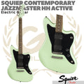 Squier Contemporary Active Jazzmaster HH Electric Guitar, Surf Pearl - Gitar Listrik