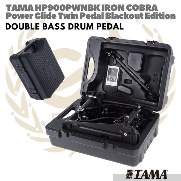 TAMA HP900PWNBK Iron Cobra Power Glide Double Pedal Black Out Edition