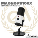 MAONO PD100X USB/XLR Dynamic Microphone - Mic PD-100X Podcast Gaming