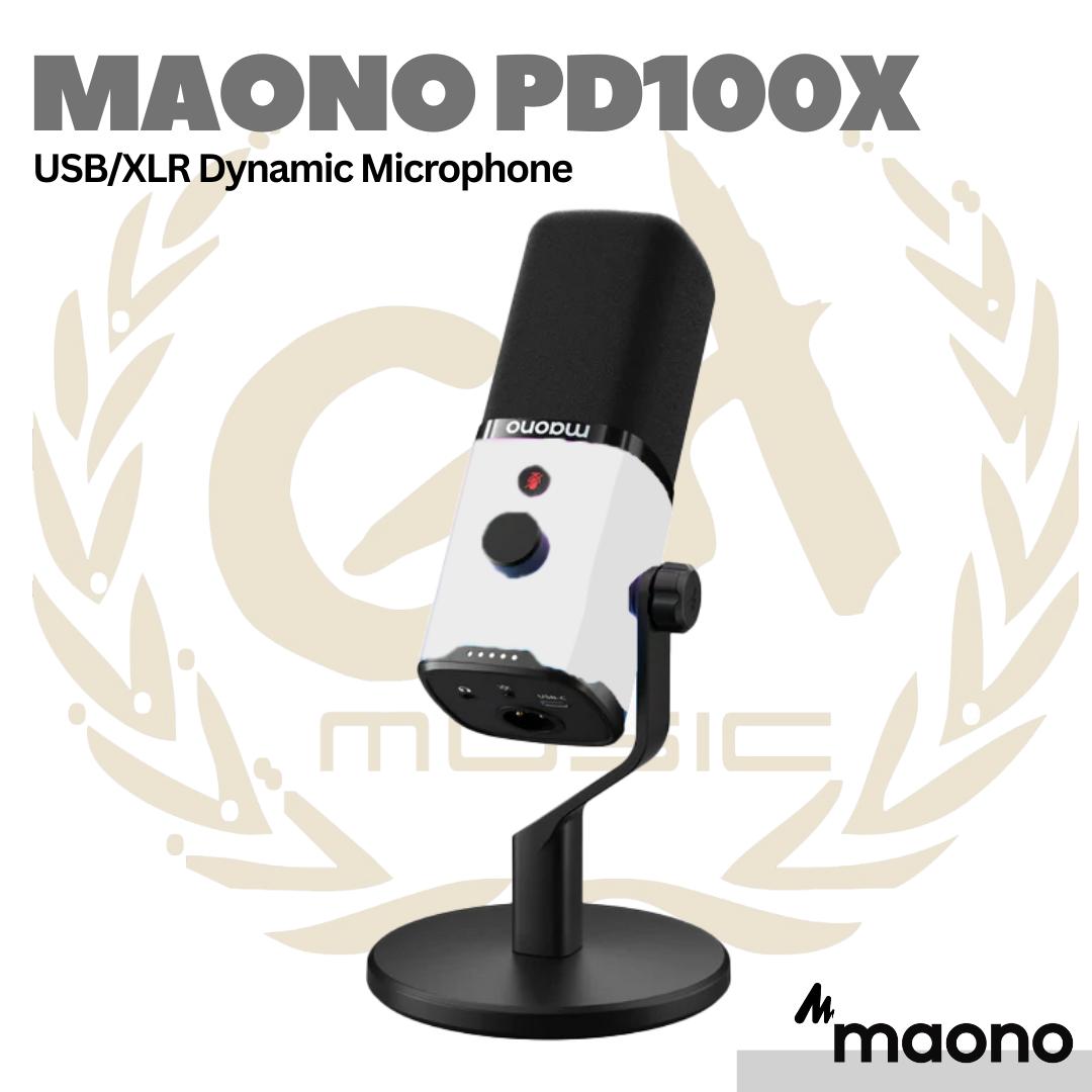MAONO PD100X USB/XLR Dynamic Microphone - Mic PD-100X Podcast Gaming