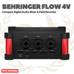 Behringer FLOW 4V Compact Digital Audio Mixer & Field Recorder
